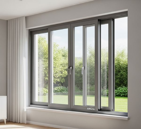 Cửa sổ 4 cánh mở trượt nhôm Xingfa GIÁ RẺ tại Đà Nẵng