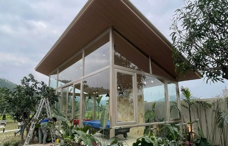 Vách kính cường lực cách âm cách nhiệt THỢ GIỎI giá SIÊU RẺ