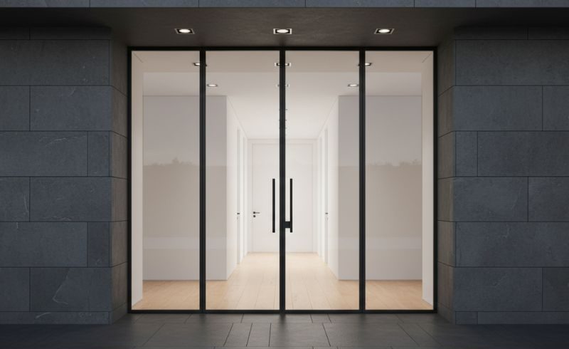 Cửa nhôm slim mở quay 2 cánh Chính Hãng Cao Cấp tại Đà Nẵng