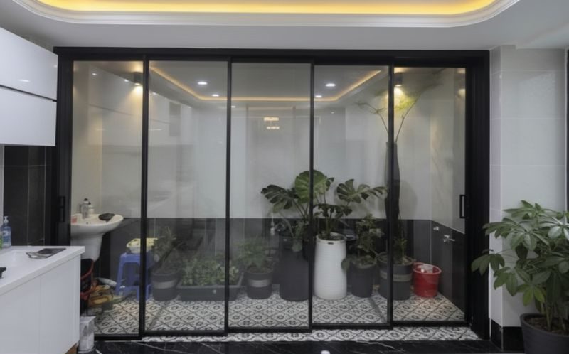 Cửa trượt slim 5 cánh GIÁ TỐT & THỢ GIỎI tại Đà Nẵng
