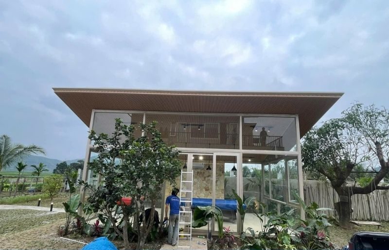 Vách kính cường lực cách âm cách nhiệt THỢ GIỎI giá SIÊU RẺ