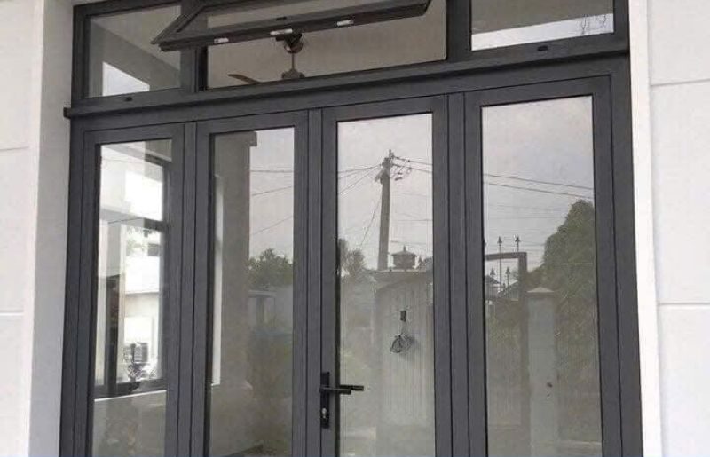 Cửa đi 4 cánh mở quay nhôm Xingfa GIÁ RẺ tại Đà Nẵng
