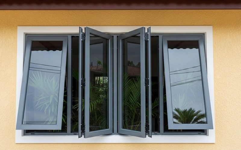 Cửa sổ mở hất 4 cánh nhôm Xingfa CAO CẤP tại Đà Nẵng