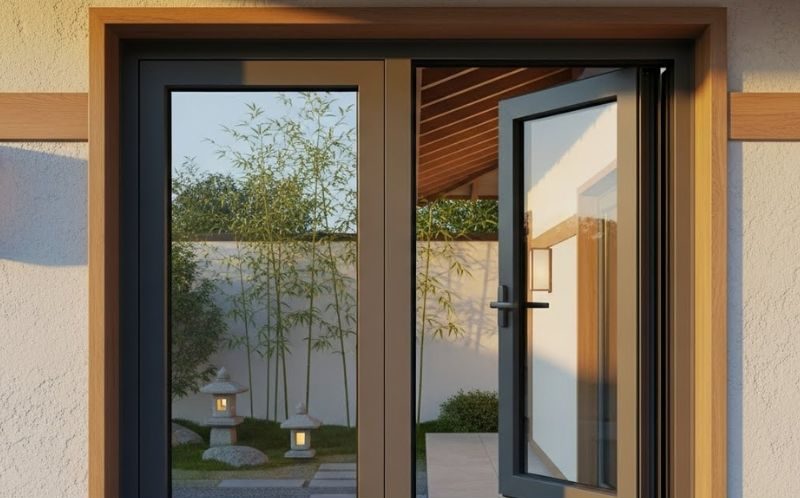 Cửa sổ 2 cánh mở quay nhôm Xingfa Quảng Đông cao cấp tại Đà Nẵng