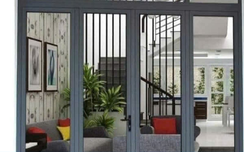 Cửa đi 4 cánh mở quay nhôm Xingfa GIÁ RẺ tại Đà Nẵng
