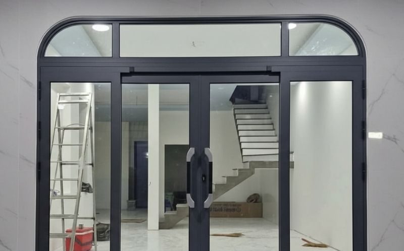 Cửa đi 4 cánh xếp trượt nhôm Xingfa CHÍNH HÃNG tại Đà Nẵng