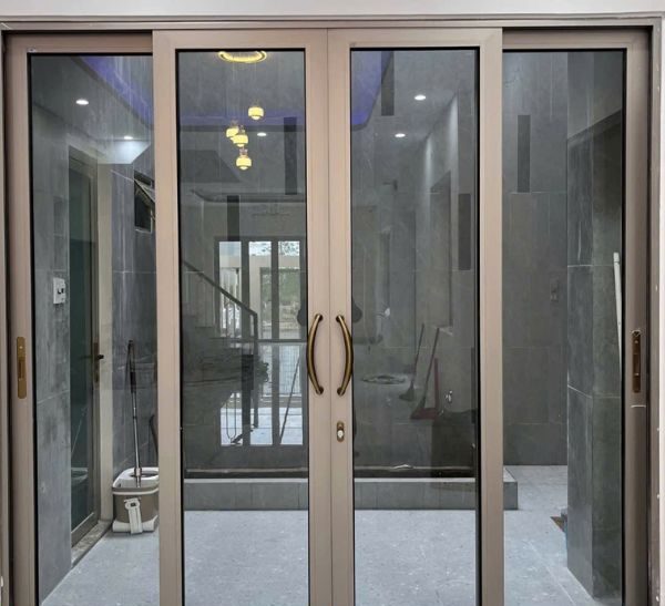 Cửa đi 4 cánh xếp trượt nhôm Xingfa CHÍNH HÃNG tại Đà Nẵng