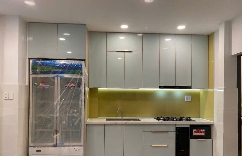 Tủ bếp nhôm hợp kim ocean luxury cao cấp tại Đà Nẵng