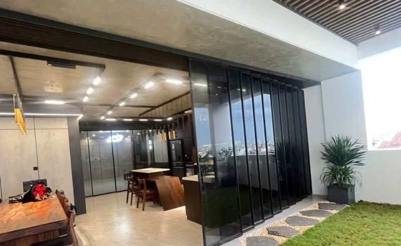 Cửa lùa nhôm slim không rây giá Ưu Đãi hấp dẫn tại Đà Nẵng