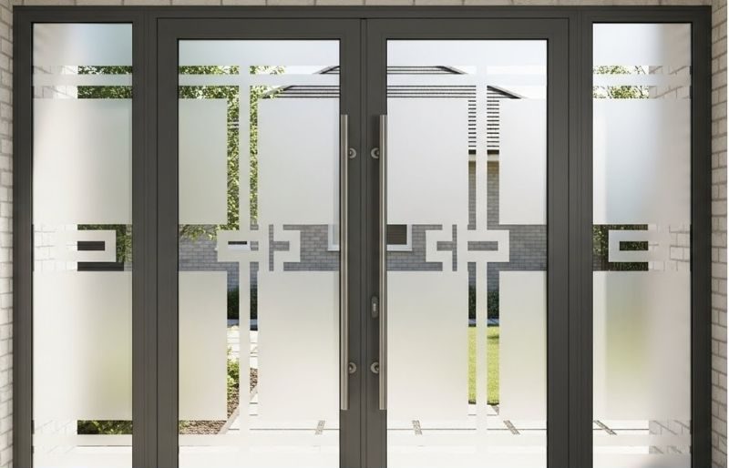 Cửa đi 2 cánh mở quay nhôm Xingfa ĐẸP tại Đà Nẵng