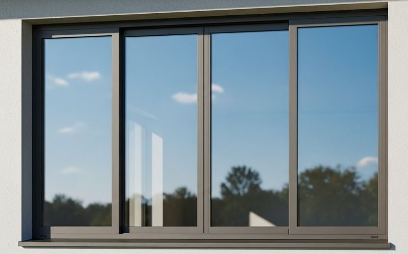 Cửa sổ 4 cánh mở trượt nhôm Xingfa GIÁ RẺ tại Đà Nẵng