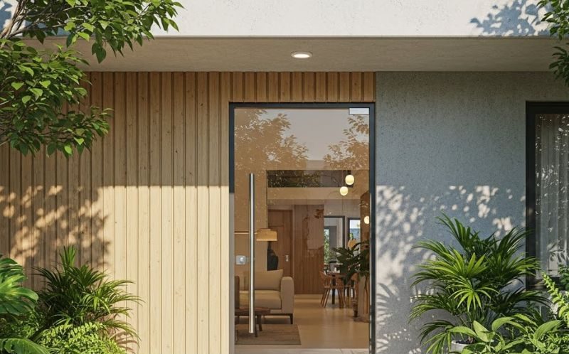Cửa kính mở quay 1 cánh mẫu ĐẸP tại Đà Nẵng