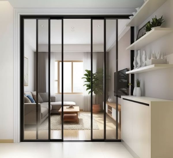 Cửa lùa slim 4 cánh lùa 2 bên GIÁ RẺ năm 2026 tại Đà Nẵng