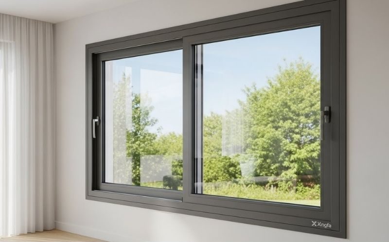 Cửa sổ 2 cánh mở trượt nhôm Xingfa CHÍNH HÃNG tại Đà Nẵng