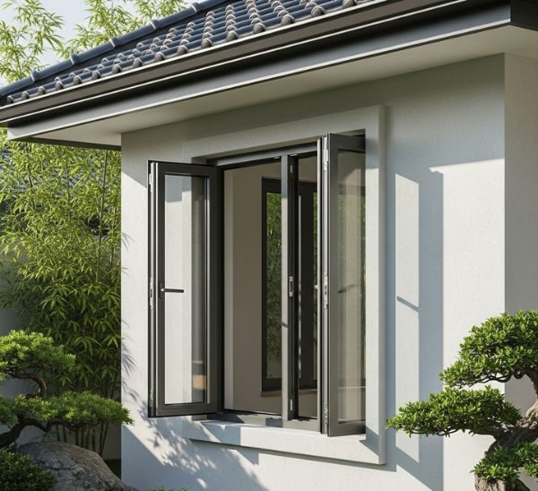 Cửa sổ 2 cánh mở quay nhôm Xingfa Quảng Đông cao cấp tại Đà Nẵng
