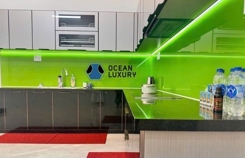 Tủ bếp nhôm hợp kim ocean luxury cao cấp tại Đà Nẵng