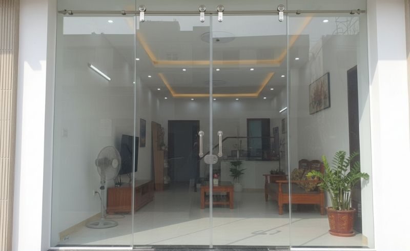 Cửa kính mở lùa phi25 Inox GIÁ TỐT tại Đà Nẵng