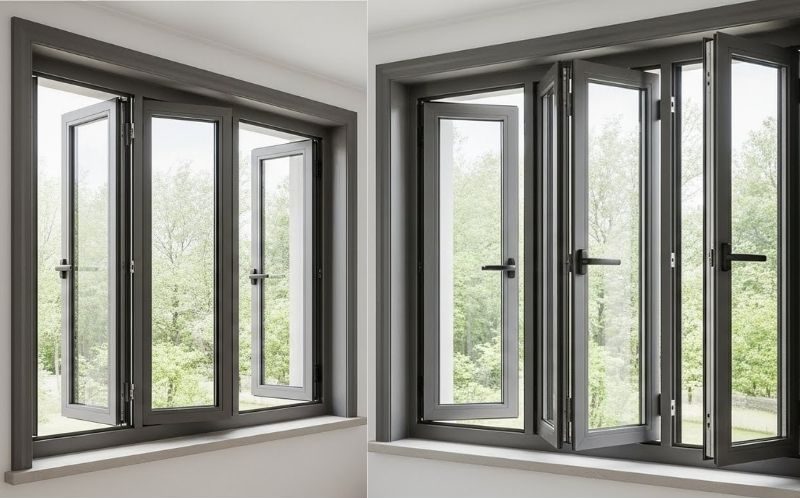 Cửa sổ mở hất 3 cánh nhôm Xingfa NHẬP KHẨU tại Đà Nẵng