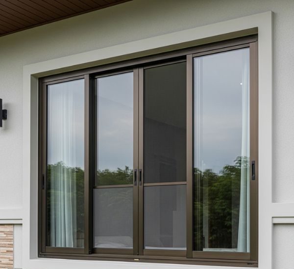 Cửa sổ 4 cánh mở lùa nhôm Xingfa Hệ 55 Chính Hãng tại Đà Nẵng