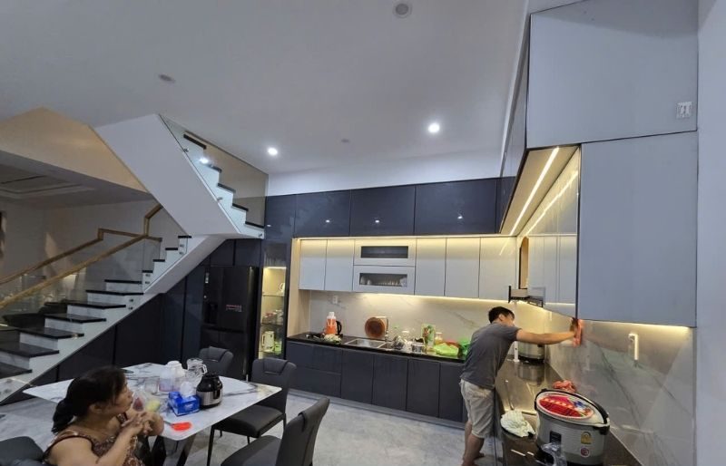Tủ bếp nhôm hợp kim ocean luxury cao cấp tại Đà Nẵng